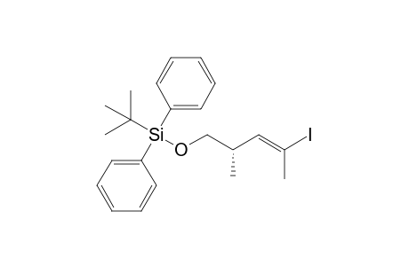 tert-Butyl-[(E,2S)-4-iodanyl-2-methyl-pent-3-enoxy]-diphenyl-silane