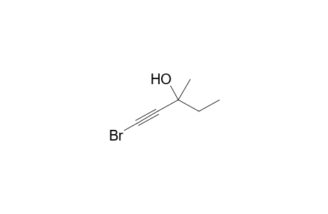 1-Bromo-3-methyl-1-pentyn-3-ol