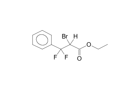 ETHYL 2-BROMO-3,3-DIFLUORO-3-PHENYLPROPANOATE