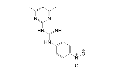 N-(4,6-dimethyl-2-pyrimidinyl)-N'-(4-nitrophenyl)guanidine