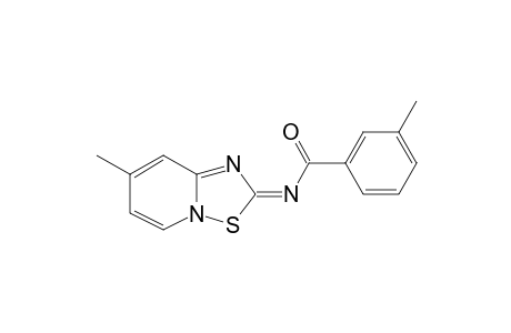 3-Methyl-N-[(2E)-7-methyl-2H-pyrido[1,2-b][1,2,4]thiadiazol-2-ylidene]benzamide
