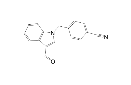 4-[(3-formyl-1H-indol-1-yl)methyl]benzonitrile