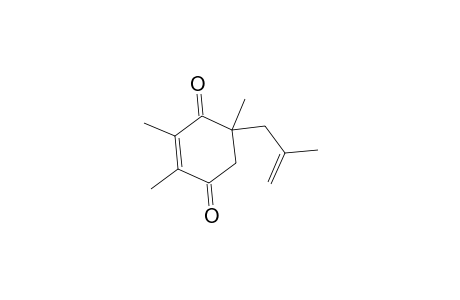 2,3,5-trimethyl-5-(2-methylallyl)cyclohex-2-ene-1,4-dione