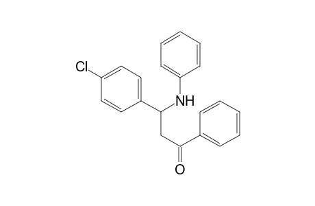 3-(4-Chlorophenyl)-1-phenyl-3-(N-phenylamino)-1-propanone