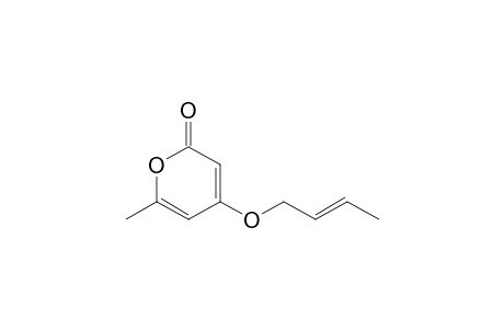 4-(2-buten-1-yloxy)-6-methyl-2-pyrone