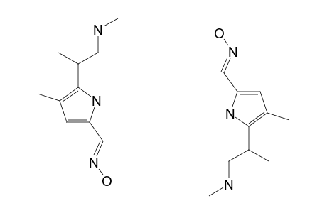 2-HYDROXYIMINOMETHYL-4-METHYL-5-(ALPHA-METHYL-BETA-METHYLAMINOETHYL)-PYRROLE;MIXTURE-ISOMERS