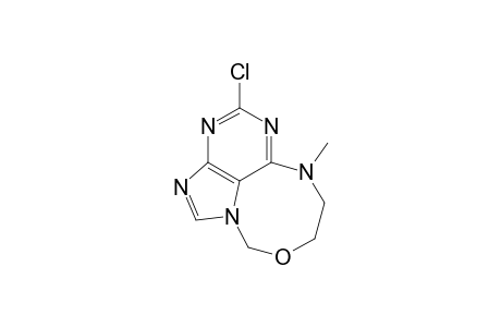 8-METHYL-10-CHLORO-7,8-DIHYDRO-6H-[1,3,6]-OXDIAZINO-[3,4,5-G,H]-PURINE