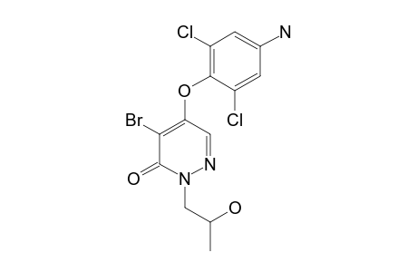 4-(4-AMINO-2,6-DICHLORO-PHENOXY)-5-BROMO-1-(2-HYDROXYPROPYL)-PYRIDAZIN-6-ONE