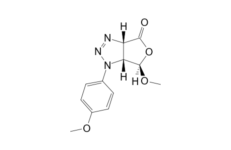 (3aR,4R,6aS)-4-methoxy-3-(4-methoxyphenyl)-4,6a-dihydro-3aH-furo[3,4-d]triazol-6-one