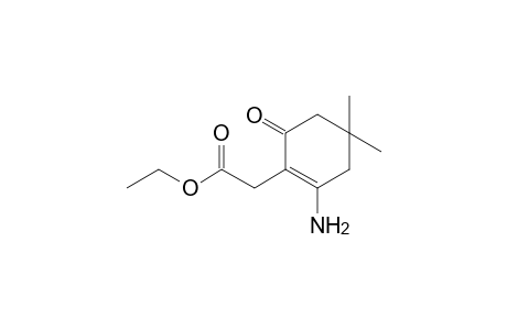 2-(2-amino-4,4-dimethyl-6-oxo-1-cyclohexenyl)acetic acid ethyl ester