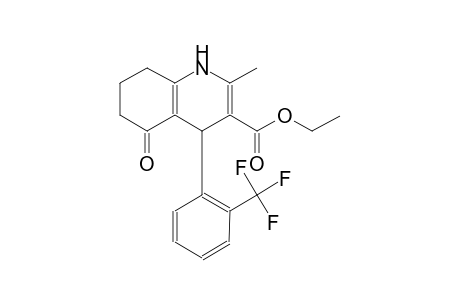 ethyl 2-methyl-5-oxo-4-[2-(trifluoromethyl)phenyl]-1,4,5,6,7,8-hexahydro-3-quinolinecarboxylate