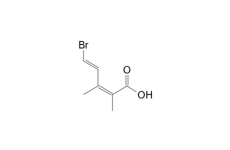 (2Z,4E)-5-Bromo-2,3-dimethylpenta-2,4-dienoic Acid