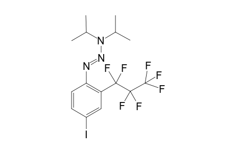 (E)-1-(4-Iodo-2-(heptafluoropropyl)phenyl)-3,3-diisopropyltriaz-1-ene