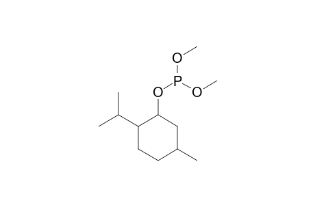 (2-isopropyl-5-methyl-cyclohexyl) dimethyl phosphite