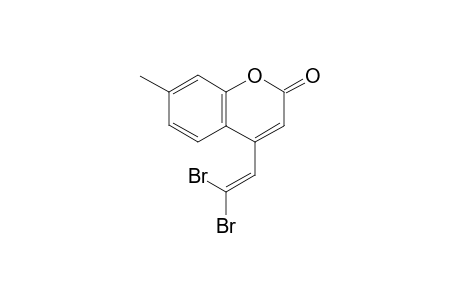 4-(2,2-dibromovinyl)-7-methyl-2H-chromen-2-one