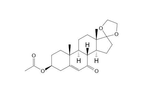 5-Androsten-3β-ol-7,17-dione 3-acetate 17-ethyleneketal