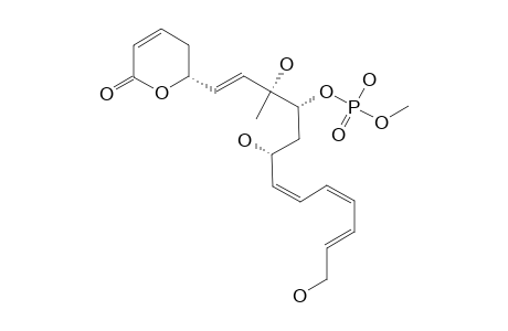 #3;(1R,3R,4Z,6Z,8E)-[3,10-DIHYDROXY-1-[(1R,2E)-1-HYDROXY-1-METHYL-3-((2R)-6-OXO-3,6-DIHYDRO-2H-PYRAN-2-YL)-ALLYL]-DECA-4,6,8-TRIEN-1-YL]-METHYL-HYDROGEN-PHOSPH