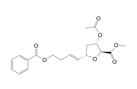 (2S,3S,5S)-3-Acetoxy-5-((E)-4-benzoyloxy-but-1-enyl)-tetrahydro-furan-2-carboxylic acid methyl ester