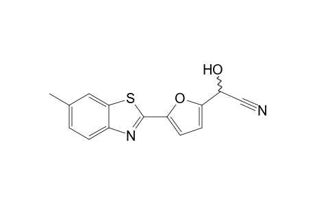 2-Hydroxy-2-[5-(6-methyl-1,3-benzothiazol-2-yl)-2-furanyl]acetonitrile