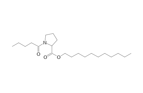 L-Proline, N-valeryl-, undecyl ester