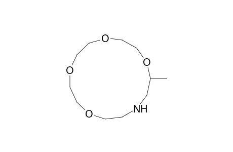 1,4,7,10-Tetraoxa-13-azacyclopentadecane, 11-methyl-