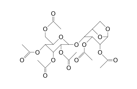 2,3,4,6,2',3'-Hexa-O-acetyl-4-O.alpha.-D-glycopyranosyl-1',6'-anhydro.beta.-D-glucopyranose
