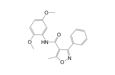 N-(2,5-dimethoxyphenyl)-5-methyl-3-phenyl-4-isoxazolecarboxamide