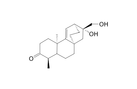 16.17-Dihydroxy-19-nor-<ent>-kaur-9(11)-en-3-one