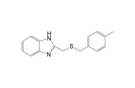 1H-benzimidazole, 2-[[[(4-methylphenyl)methyl]thio]methyl]-