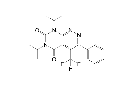 4-Trifluoromethyl-6,8-diisopropyl-3-(phenyl)-5,6,7,8-tetrahydropyrimido[4,5-c]pyridazine-5,7-dione