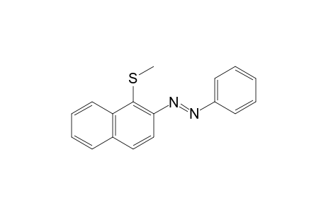 1-(methylthio)-2-phenylazonaphthalene