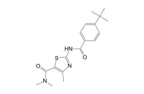 2-[(4-tert-butylbenzoyl)amino]-N,N,4-trimethyl-1,3-thiazole-5-carboxamide