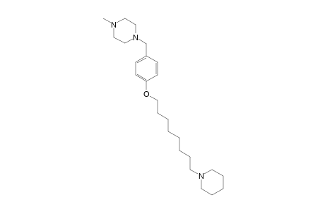 1-METHYL-4-[4-[8-(PIPERIDIN-1-YL)-OCTYLOXY]-BENZYL]-PIPERAZINE