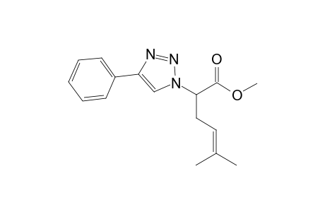 Methyl 5-methyl-2-(4-phenyl-1H-1,2,3-triazol-1-yl)hex-4-enoate
