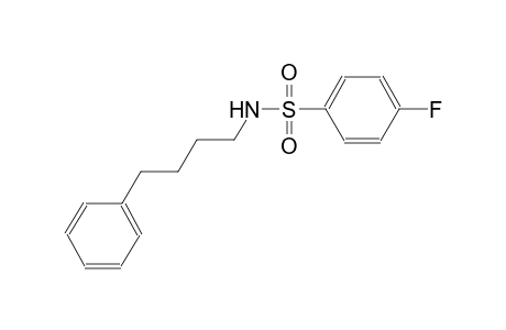 4-fluoro-N-(4-phenylbutyl)benzenesulfonamide