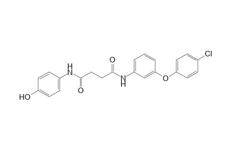 N-(4-Hydroxyphenyl)-4-(3-(4-chlorophenoxy)phenylamino)-4-oxobutanamide