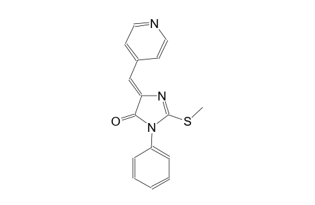 4H-imidazol-4-one, 3,5-dihydro-2-(methylthio)-3-phenyl-5-(4-pyridinylmethylene)-, (5Z)-