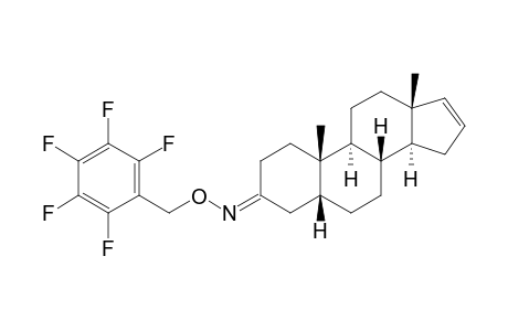 5.beta.-androst-16-en-3-one-pentafluorobenzyloxime