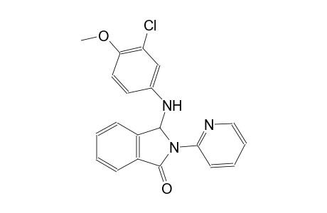 1H-isoindol-1-one, 3-[(3-chloro-4-methoxyphenyl)amino]-2,3-dihydro-2-(2-pyridinyl)-