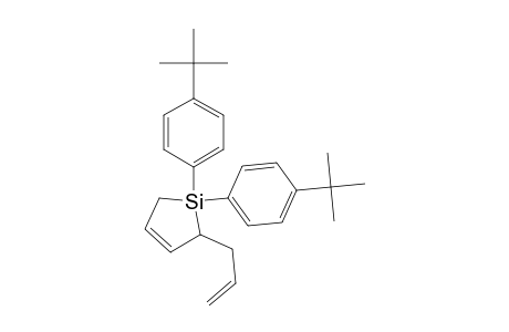 1,1-bis(4-tert-butylphenyl)-2-(2-propenyl)-1-silacyclo-3-pentene