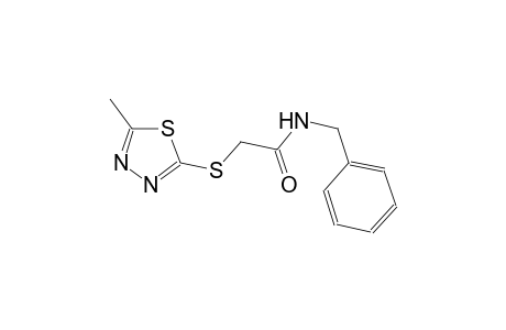 N-benzyl-2-[(5-methyl-1,3,4-thiadiazol-2-yl)sulfanyl]acetamide