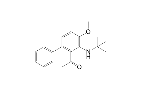 2-Acetyl-6-methoxy-3-phenyl-N-tert-butylaniline