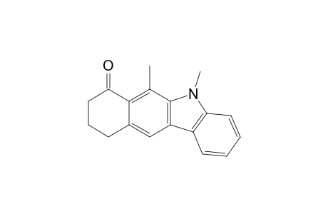 7H-Benzo[b]carbazol-7-one, 5,8,9,10-tetrahydro-5,6-dimethyl-