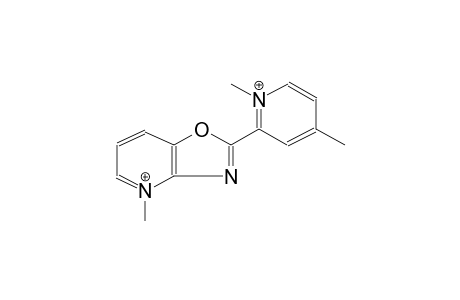 2-(1,4-DIMETHYLPYRIDINIO-2-YL)-4-METHYLOXAZOLO[4,5-B]PYRIDINIUMDICATION