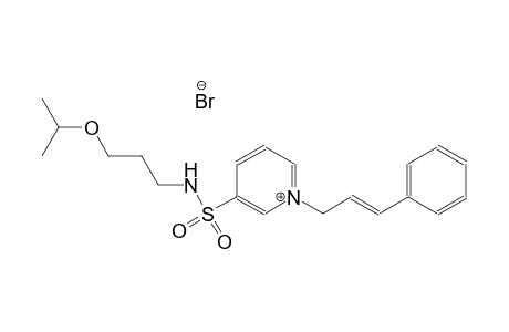 3-{[(3-isopropoxypropyl)amino]sulfonyl}-1-[(2E)-3-phenyl-2-propenyl]pyridinium bromide