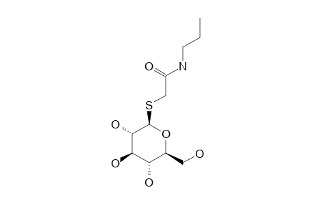 S-(PROPYLCARBAMOYLMETHYL)-1-THIO-beta-D-GLUCOPYRANOSIDE
