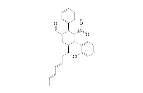 (3S,4S,5R,6R)-4-(2-Chlorphenyl)-3-((3E,5E)-hepta-3,5-dienyl)-5-nitro-6-phenylcyclohex-1-ene-carbaldehyde