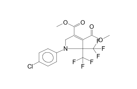 1-(4-CHLOROPHENYL)-2,2-BIS(TRIFLUOROMETHYL)-3,4-DICARBOMETHOXY-3-PYRROLINE