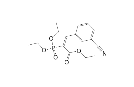 Ethyl (2Z)-3-(3-cyanophenyl)-2-(diethoxyphosphoryl)-2-propenoate