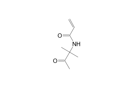 2-Propenamide, N-(1,1-dimethyl-2-oxopropyl)-